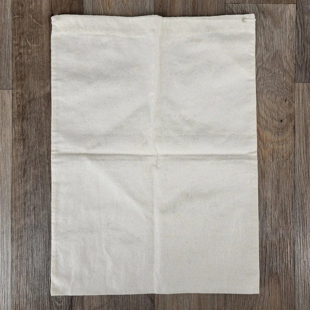 Salvatore Ferragamo Dust Bag Authentic Beige Cotton Drawstring‎ Pouch